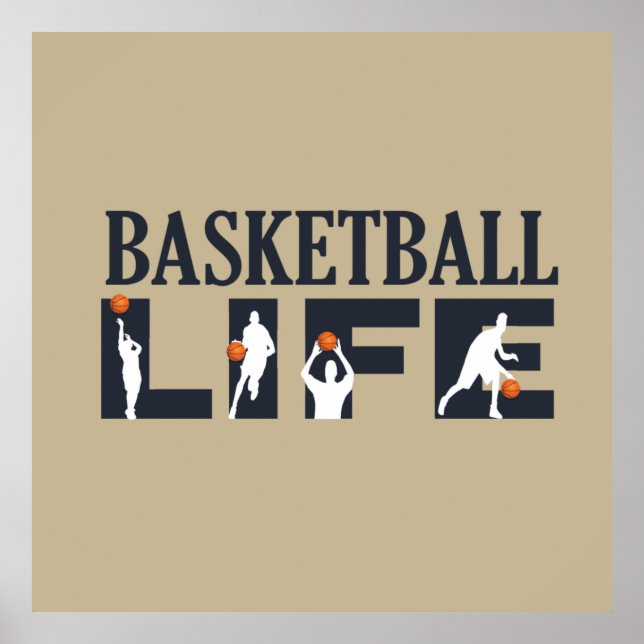 Poster vie de basket (Devant)