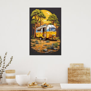 Poster Vie de camping