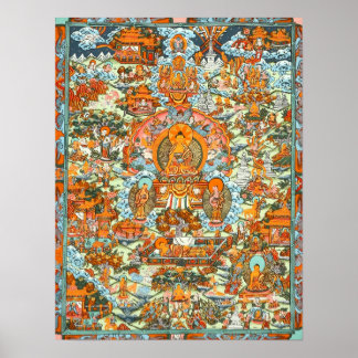 Poster Vie de l'affiche Bouddha