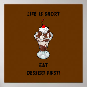 Poster Vie Dessert