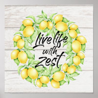 Vie en direct avec Zest Farmhouse Lemon Art