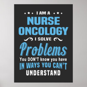Poster Vie infirmière   Oncologie infirmière