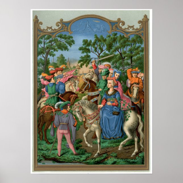 Poster Vie médiévale (Devant)