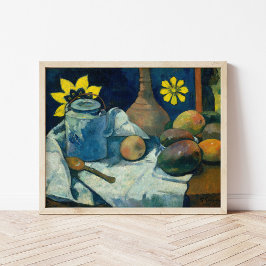 Poster Vie morte avec théière et fruits | Paul Gauguin