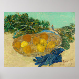 Poster Vie morte des oranges et citrons Vincent Gogh