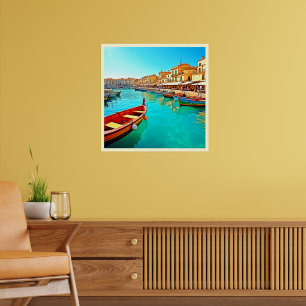 Poster Vie portuaire méditerranéenne dynamique