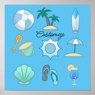 Poster Vie sur la plage Thunder_Cove