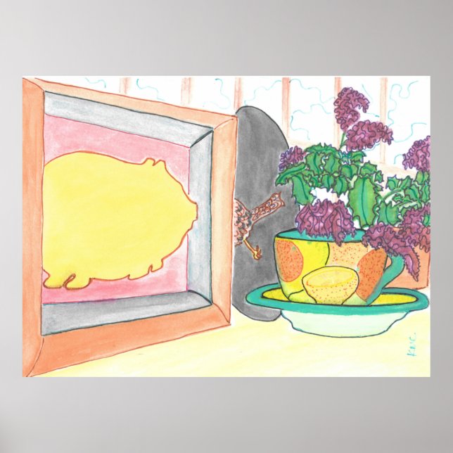 Poster Vie Toujours Avec Cookie De Cochon (Devant)
