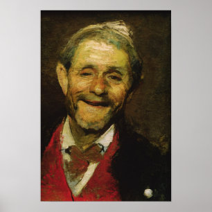 Poster Vieil homme riant, 1881
