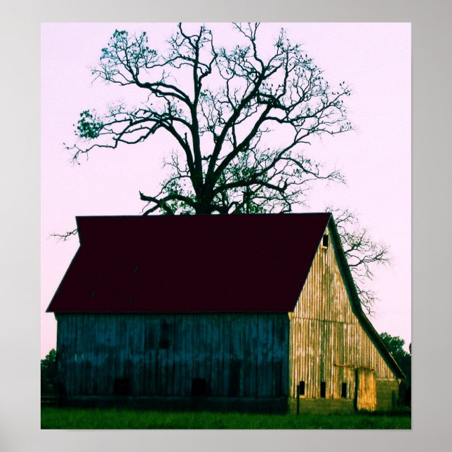 Poster Vieille grange (Devant)