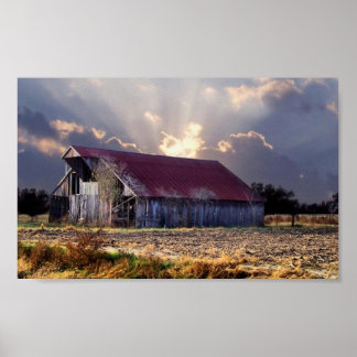 Poster Vieille grange