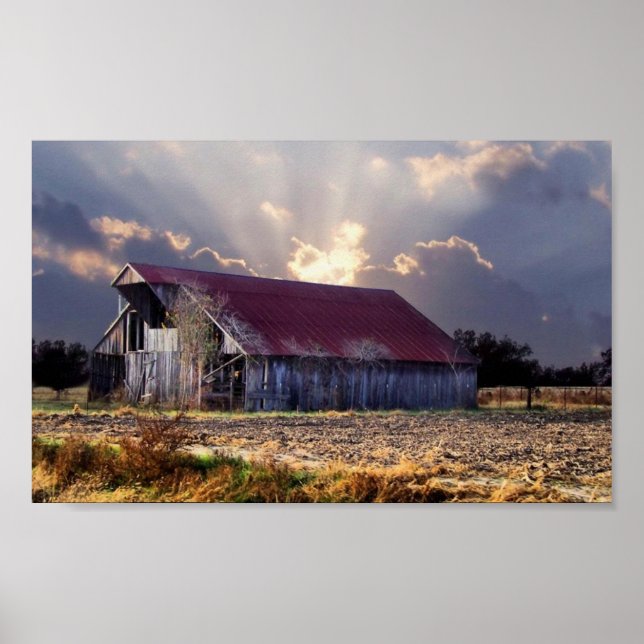 Poster Vieille grange (Devant)