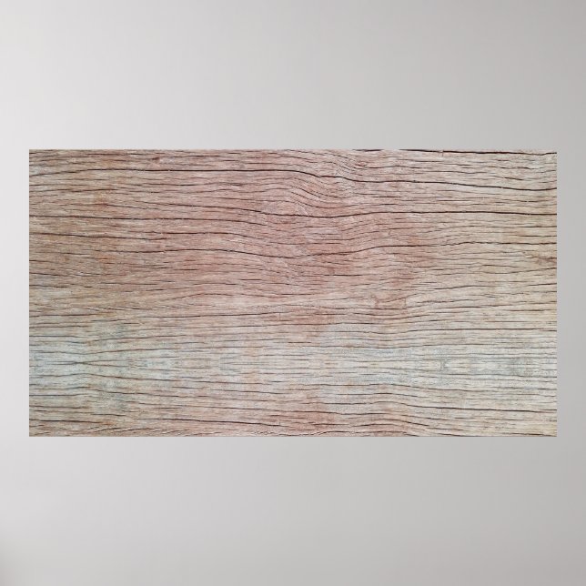 Poster Vieille texture en bois avec de beaux motifs natur (Devant)