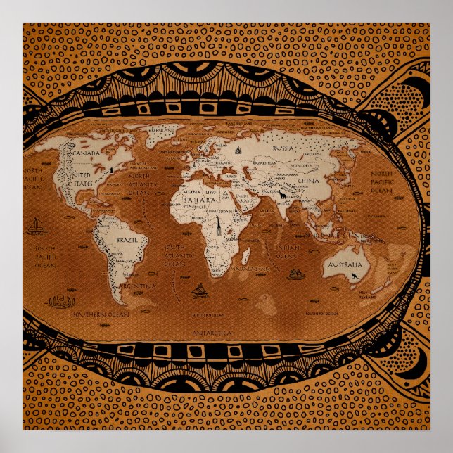 Poster Vieille Tortue (Devant)