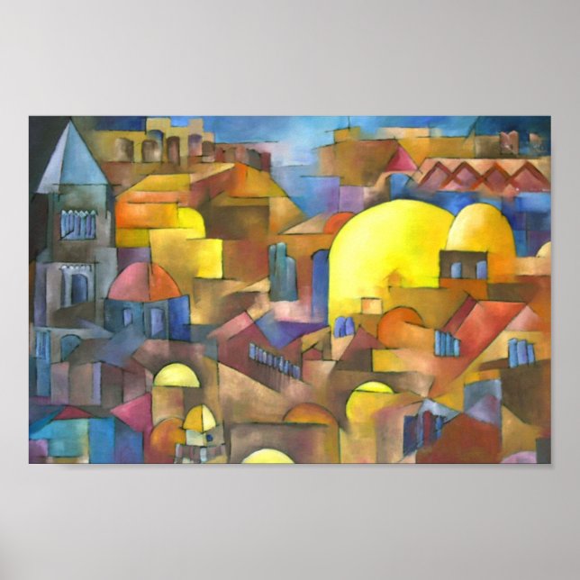 Poster Vieille ville de Jérusalem (Devant)