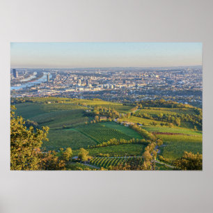 Poster Vienne, Autriche, Panorama depuis le Kahlenberg