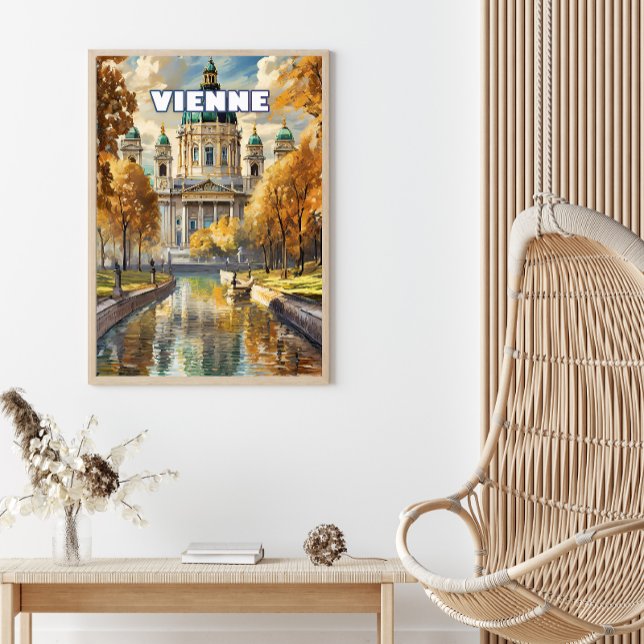 Poster Vienne, où le café est un art, une passion (Créateur téléchargé)