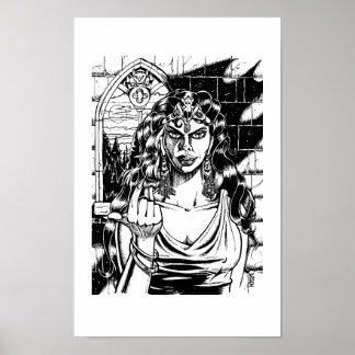 Poster "Viens ici" - Illustration de Tracy Lesch