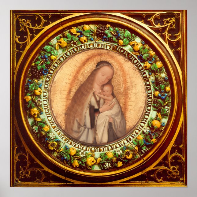 POSTER VIERGE À L'ENFANT (Devant)
