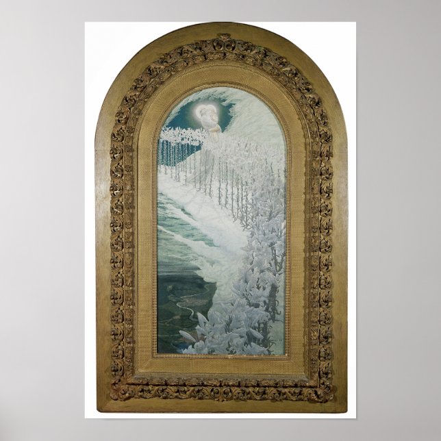 Poster Vierge des Lilies, 1899 (Devant)