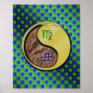 Poster Vierge et box métallique