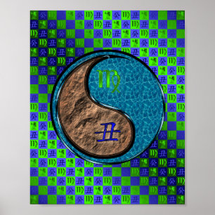 Poster Vierge et eau