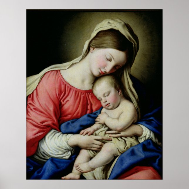 Poster Vierge et enfant (Devant)