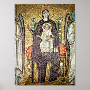 Poster Vierge et enfant