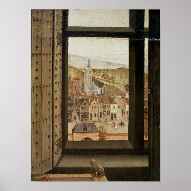 Poster Vierge et enfant avant un feu, c.1440 2 (Devant)