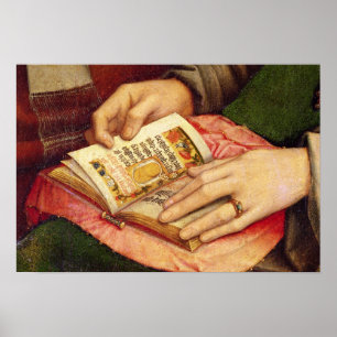 Poster Vierge et enfant avec saints