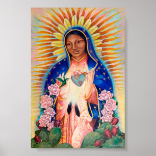 Poster Vierge Marie - L'Affiche De Notre-Dame De Guadalup