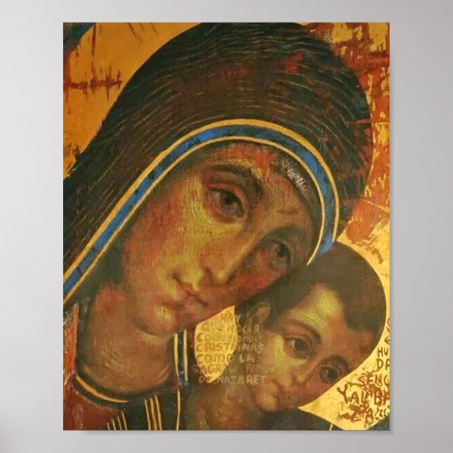 Poster Vierge Marie Voie néocatechuménale (Devant)