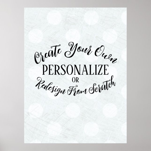 Poster Vierge personnalisable - Créez votre propre (Devant)