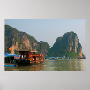 Poster Viêt Nam, baie d'Ha Long