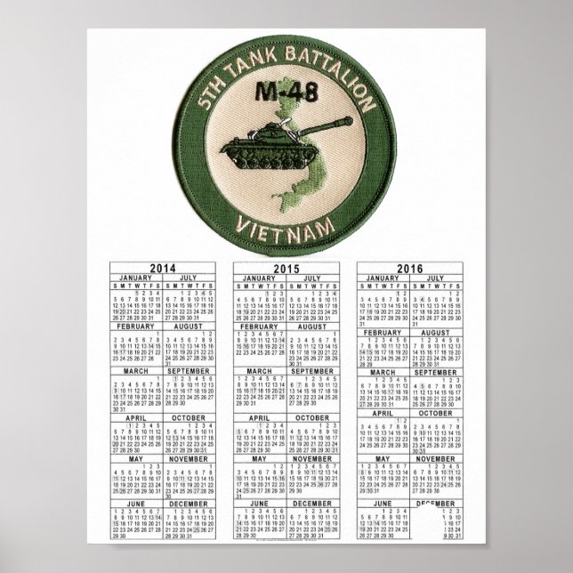 Poster VIETNAM DE LA 5e BATAILLE DE TANK (Devant)