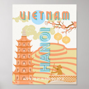 Poster Vietnam Travel Art