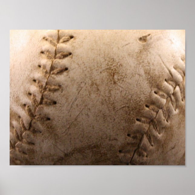 Poster Vieux baseball (Devant)