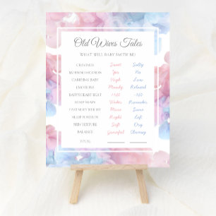 Poster Vieux contes de femmes bébé Genre Revey Party Jeu