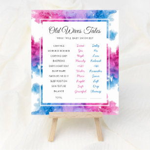 Poster Vieux contes de femmes bébé Genre Revey Party Jeu