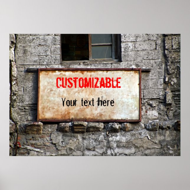 Poster Vieux déo Connexion sur l'immeuble abandonné perso (Devant)