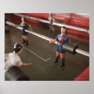 Poster Vieux joueur de football de table