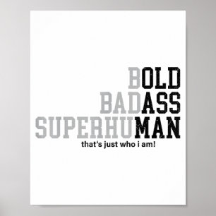 Poster Vieux Monsieur Drôle Blague Papa Grand-père Mari P