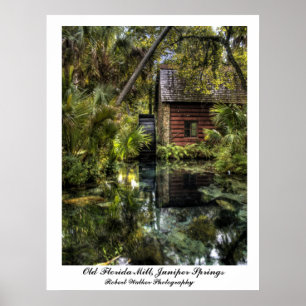 Poster Vieux moulin de la Floride