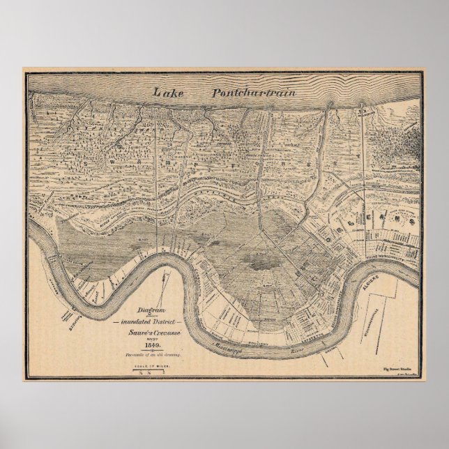 Poster Vieux Orléans MAp (Devant)