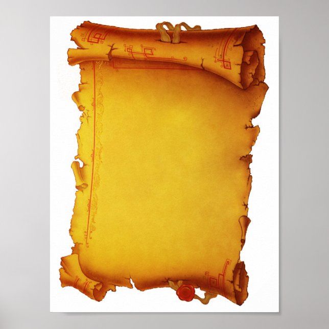 Poster Vieux papier (Devant)