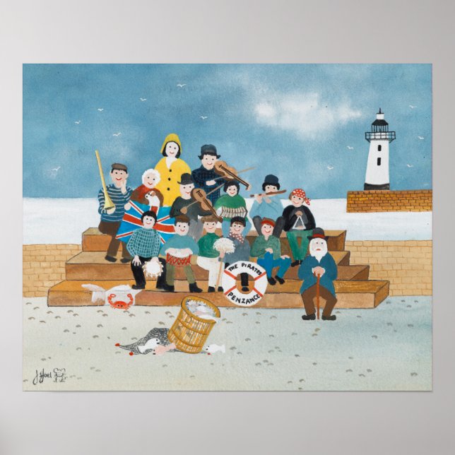 Poster Vieux pirates de la Penzance (Devant)