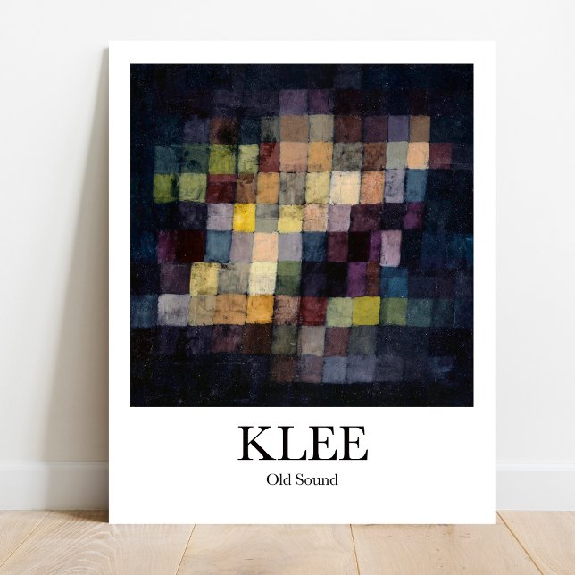 Poster Vieux son par Paul Klee (Klee's whimsical "Old Sound" - Own this iconic surrealist masterpiece!)