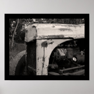 Poster Vieux tracteur agricole