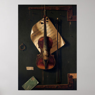 Poster Vieux Violon