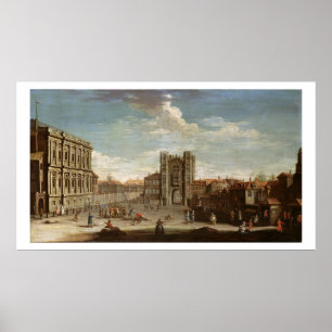 Poster Vieux Whitehall et le jardin privé